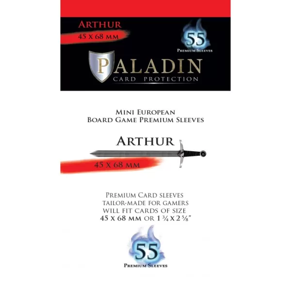 Paladin Sleeves - Arthur Premium Mini European 45x68mm